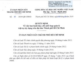 TP.HCM yêu cầu kiểm tra, giám sát tất cả các công trình từ khi khởi công đến hoàn thành, đưa vào sử 